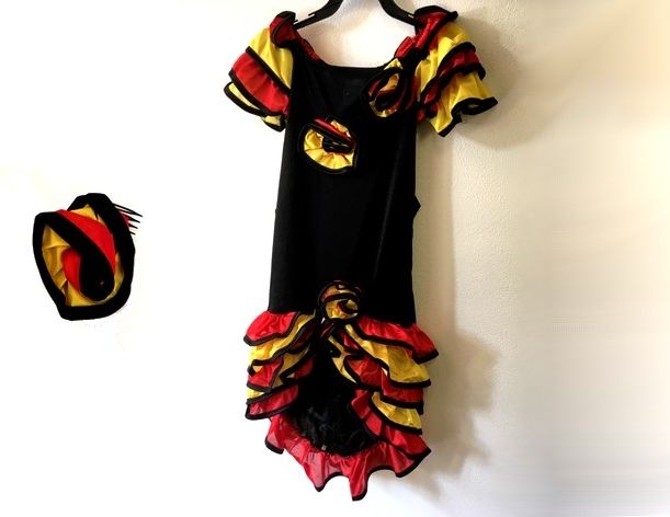 Dětský kostým na karneval Tanečnice Latino vel. S - obrázek 1