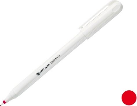 CENTROPEN Popisovač 2811F červený 3 mm - obrázek 1