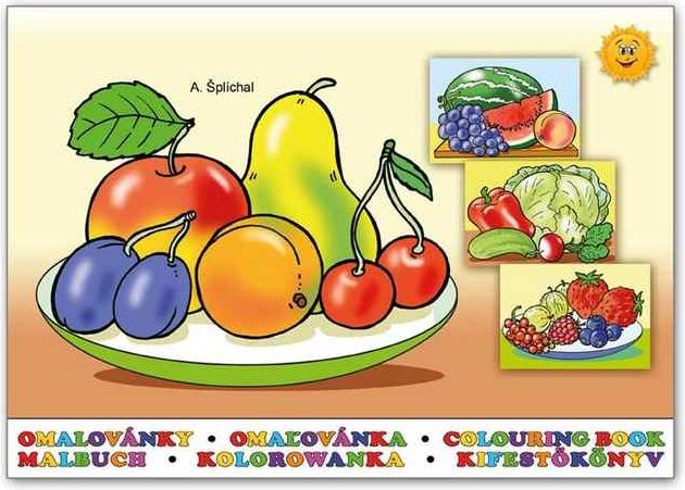 Omalovánky A5 Ovoce a zelenina, MFP MFP paper - obrázek 1