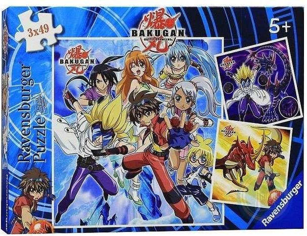 Puzzle 3x49 Bakugan - obrázek 1