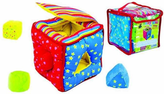 Rappa Vkládačka kostka baby látková - obrázek 1