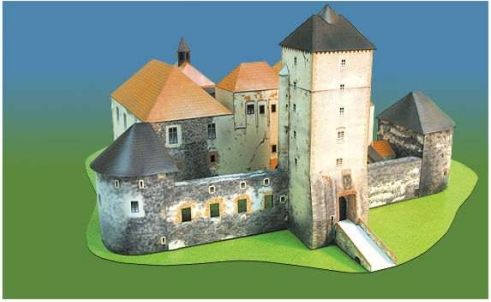 Vodní hrad Švihov - vystřihovánky - obrázek 4