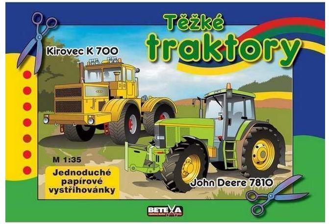 Vystřihovánky Těžké traktory 226 - obrázek 1