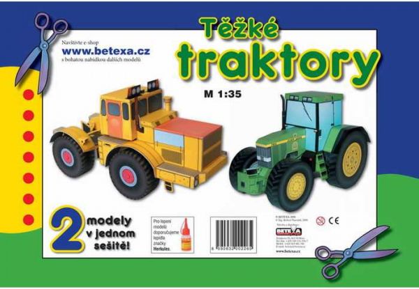 Vystřihovánky Těžké traktory 226 - obrázek 2