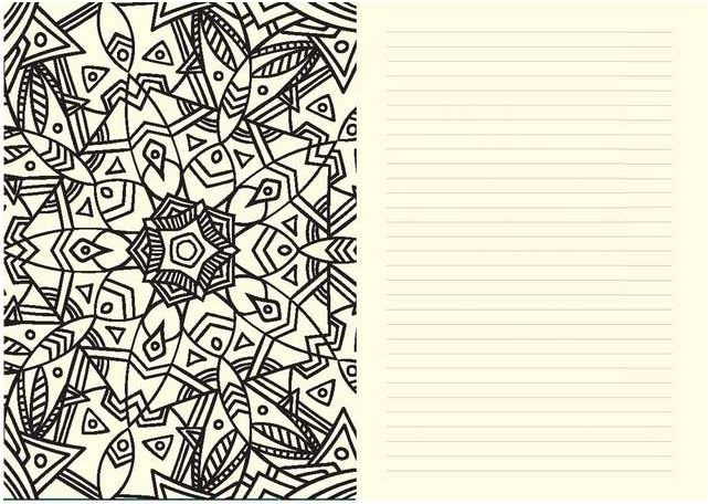 Notes Omalovánkový linkovaný 13 x 21 cm - obrázek 2