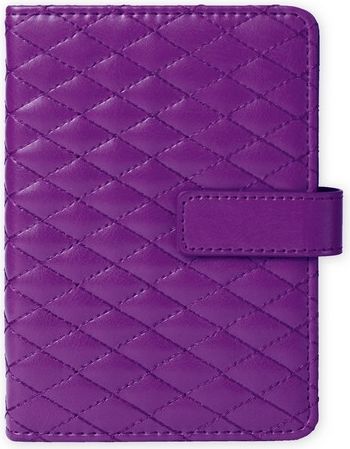Zápisník s magnetem 10,9x15cm linka fialový - obrázek 1
