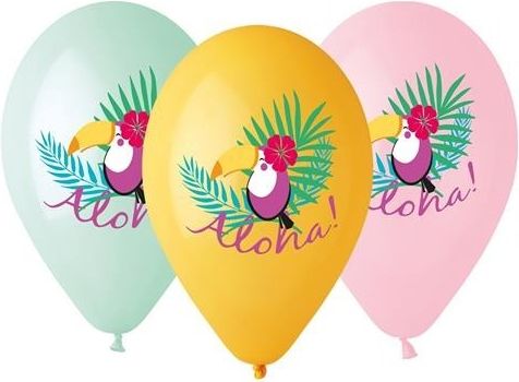 Balónky nafukovací pr. 30 cm mix Aloha - obrázek 1