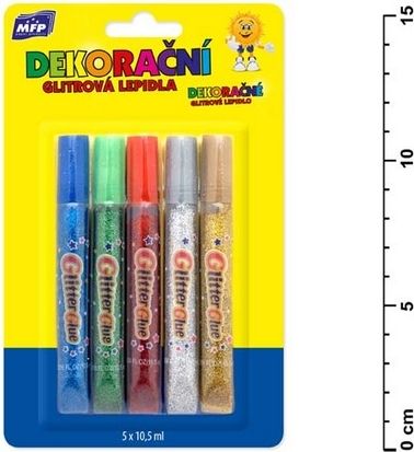 Lepidlo glitrové 5x10,5ml - obrázek 1