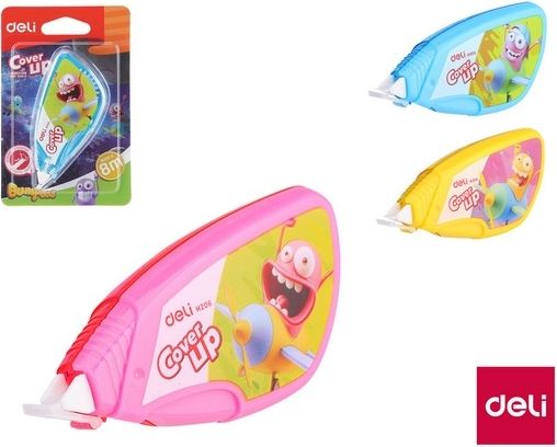 Korekční strojek 5mmx8 BUMPEES DELI mix - obrázek 1