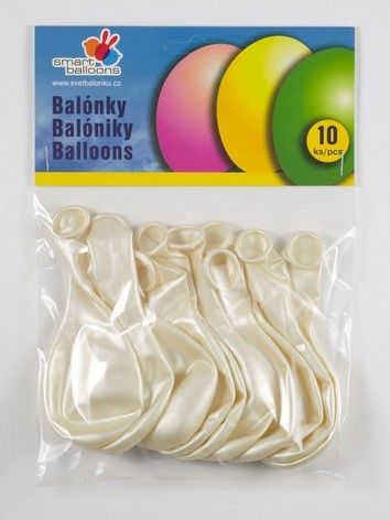 OB balonky GM 90 10 balonků 26cm metalická perleťová - obrázek 1