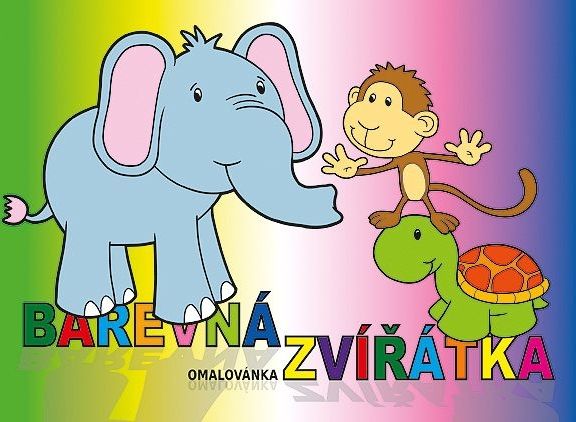 Omalovánka A5 - Barevná zvířátka - obrázek 1