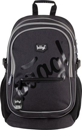 BAAGL Školní batoh Logo black - obrázek 1