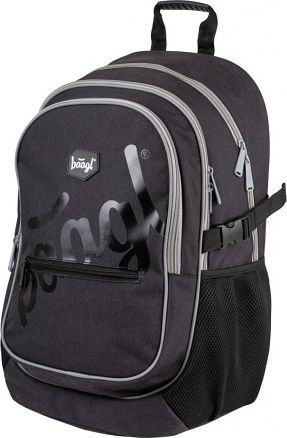BAAGL Školní batoh Logo black - obrázek 6