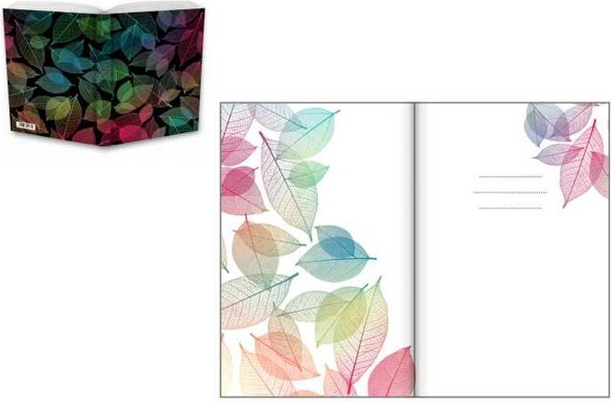 Gee notes XL tečkovaný Neon Leaves - obrázek 1