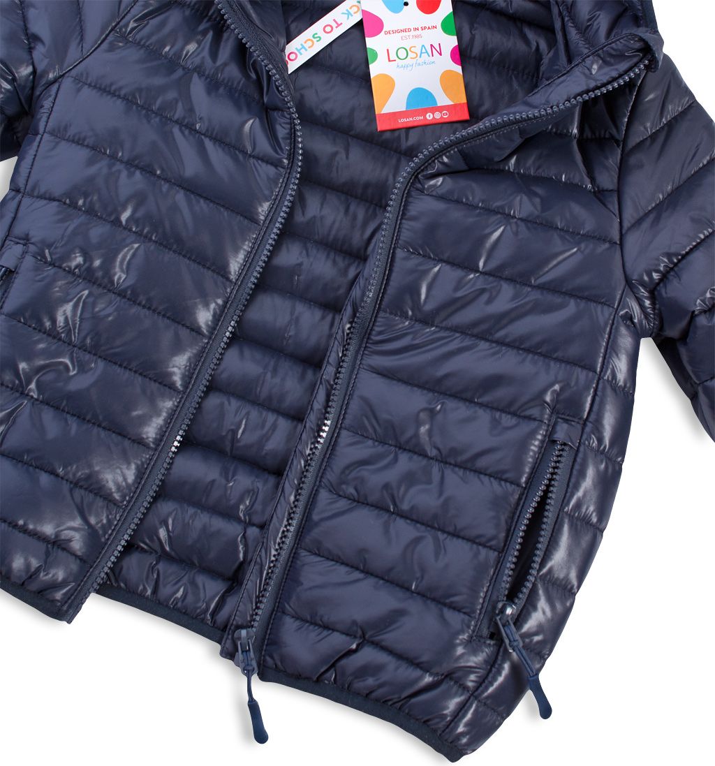 Chlapecká prošívaná bunda LOSAN HAPPY FASHION tmavě modrá Velikost: 152 - obrázek 5