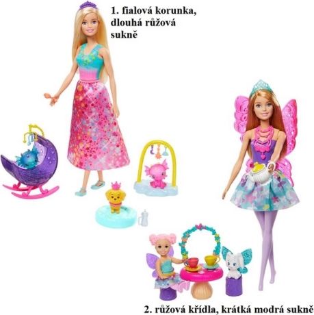BARBIE POHÁDKOVÝ HERNÍ SET S PANENKOU - obrázek 1