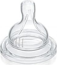 Náhradní savička ke kojenecké lahvi - AKUKU M - střední - 2ks - obrázek 1