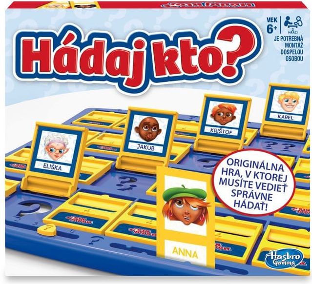 Hasbro hra Hádej Kdo? SK - nová edice - obrázek 1