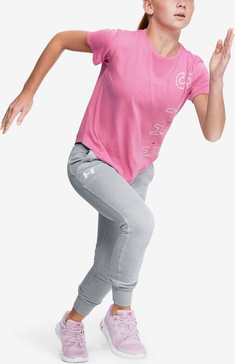 Rival Tepláky dětské Under Armour | Šedá | Dívčí | XS - obrázek 2