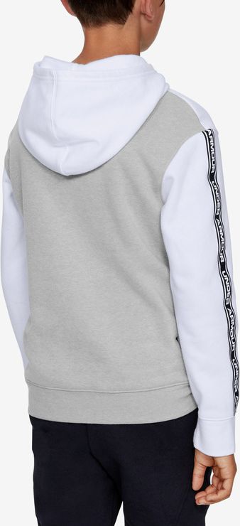 Sportstyle Mikina dětská Under Armour | Bílá Šedá | Chlapecké | XL - obrázek 4