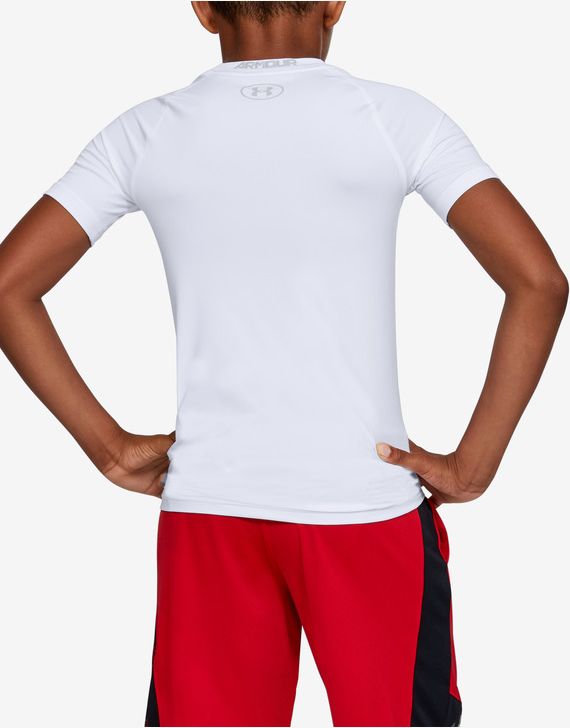HeatGear® Triko dětské Under Armour | Bílá | Chlapecké | XL - obrázek 4