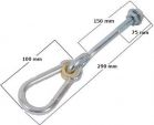 Houpačkový hák typ O 160mm, M12 - obrázek 2