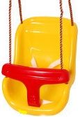 Dětská houpačka baby LUXE žlutá - obrázek 1