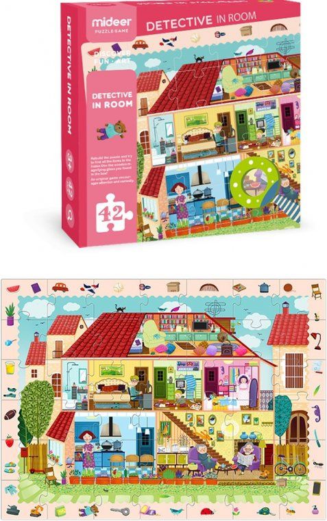MIDEER Detektivní puzzle - Detektiv v pokoji - obrázek 3