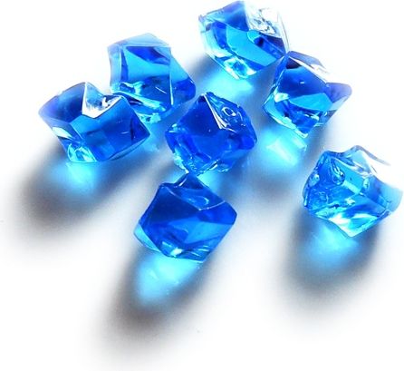 Hrací kameny - krystaly - modré - obrázek 1