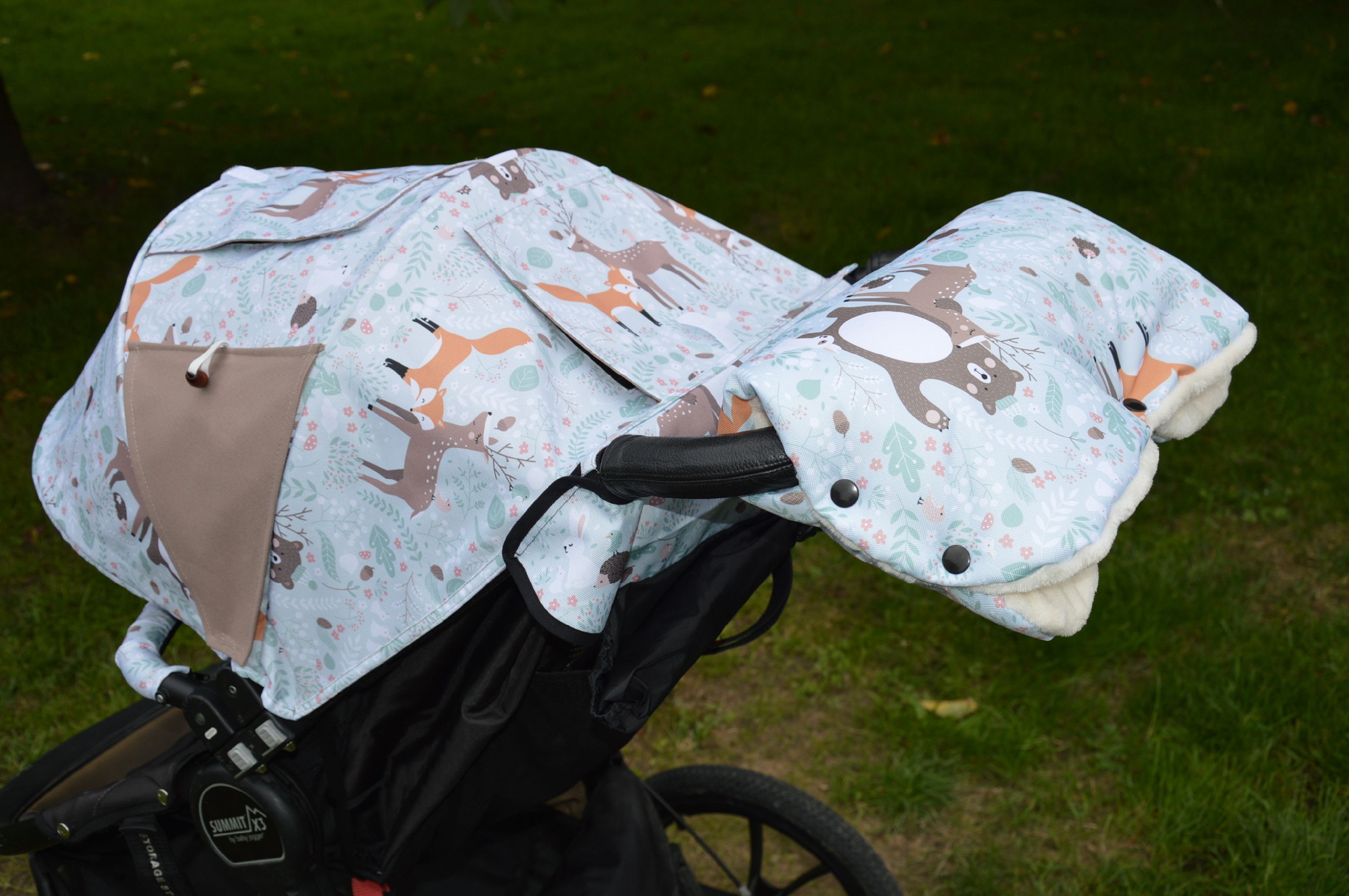 Rukávník Vzor látky: krémová zebra - obrázek 4