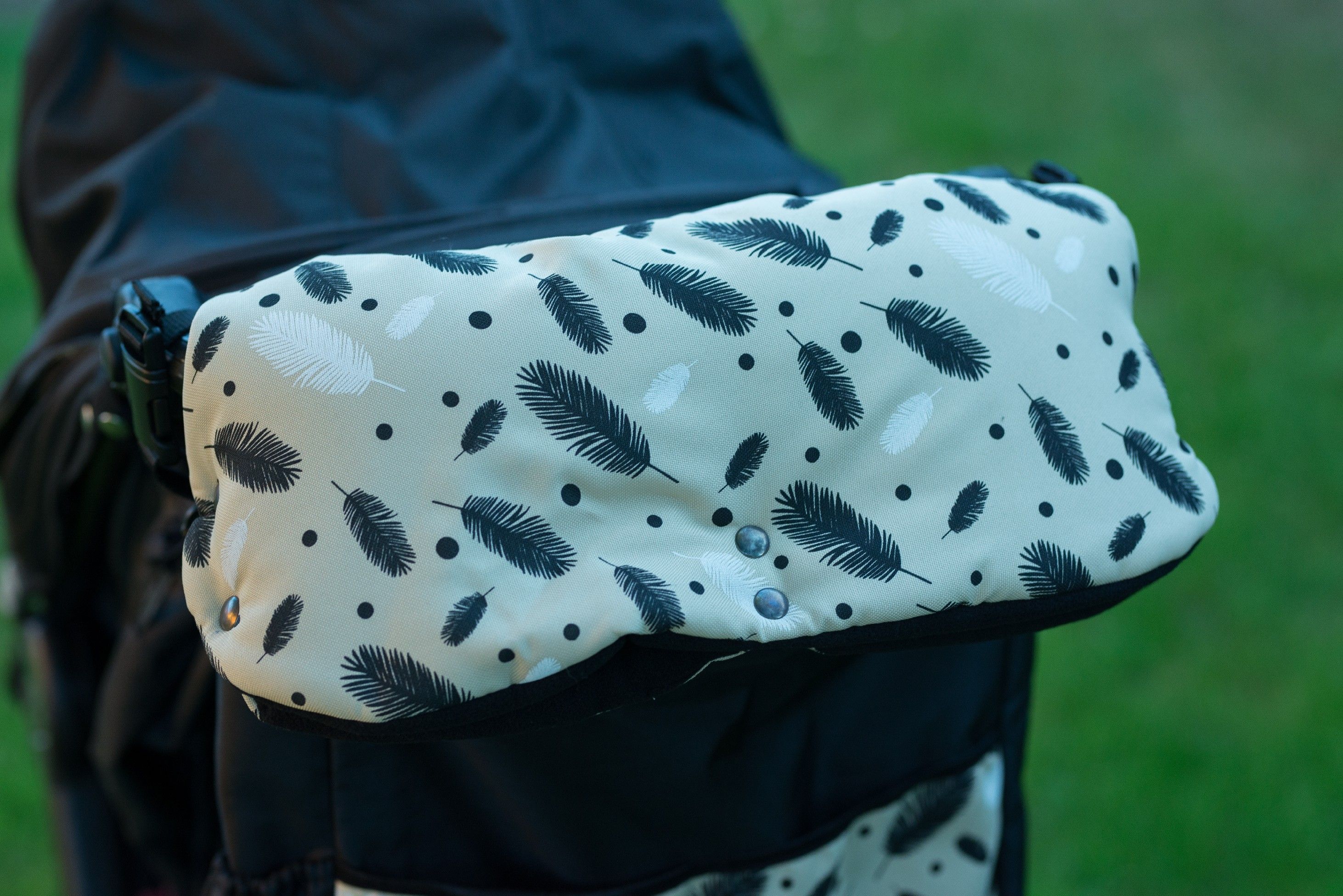 Rukávník Vzor látky: krémová zebra - obrázek 5