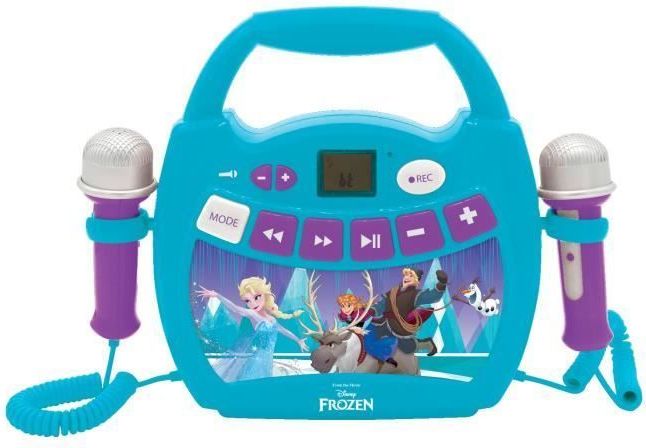 Lexibook karaoke reproduktor se dvěma mikrofony a motivem Frozen - obrázek 1