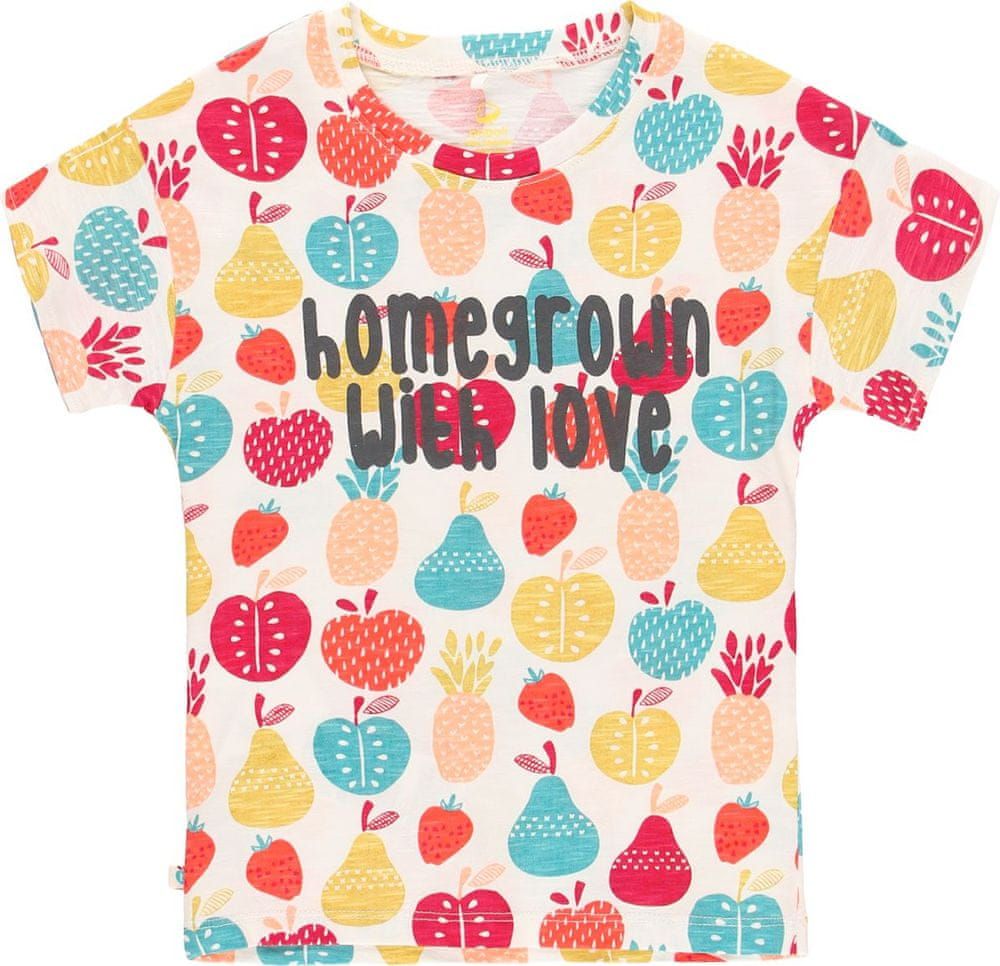 Boboli dívčí tričko Organic Fruit 162 vícebarevná - obrázek 1