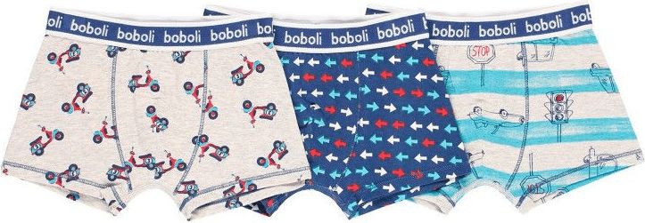 Boboli set 3 ks chlapeckých boxerek 98 vícebarevná - obrázek 1