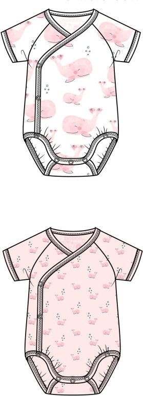 Boboli dívčí set 2 ks body 80 růžová - obrázek 1