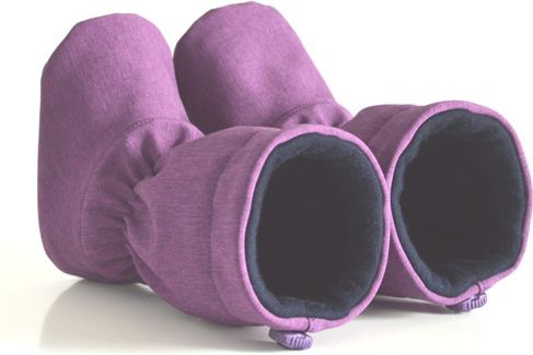 Softshell-merino capáčky - fialové - obrázek 2