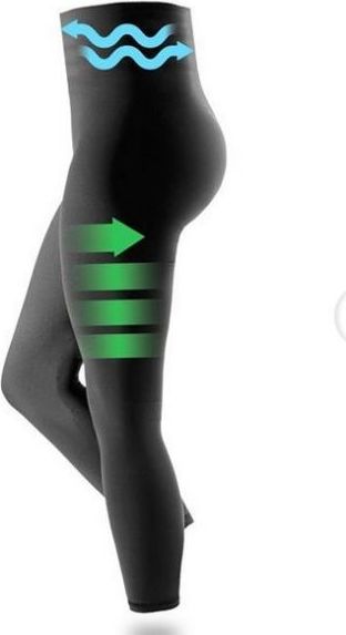 Speciální legíny PROSKIN Push-up - anticelulitidní s vysokým pásem - 42 - obrázek 1