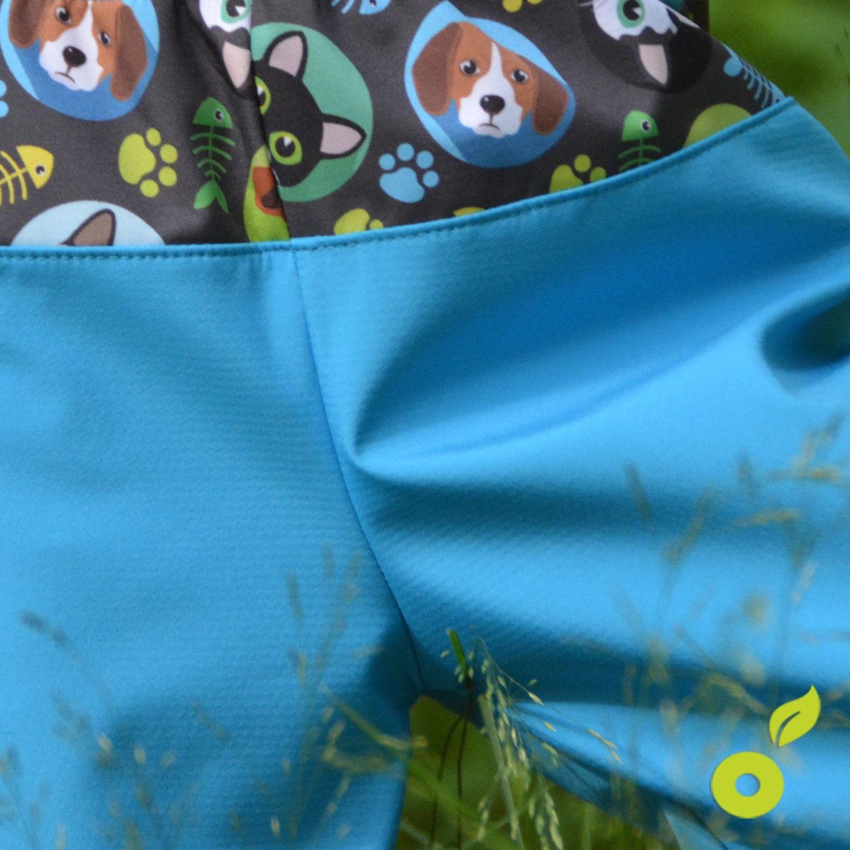 unuo Batolecí softshellové kalhoty bez zateplení Malinové + reflexní obrázek Evžen (Softshell toddler trousers, no insulation, raspberry) Velikost (Size): 98/104 SLIM - obrázek 2