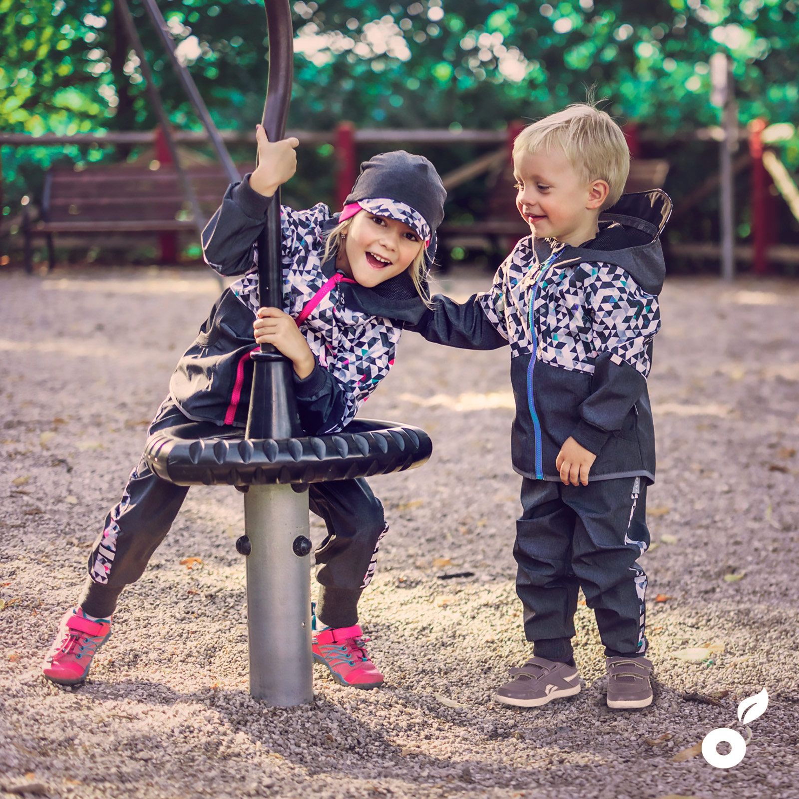Unuo, Softshellové kalhoty s fleecem Street, Černá (Unuo Softshell kids trousers, black) Velikost (Size): 146/152 - obrázek 13