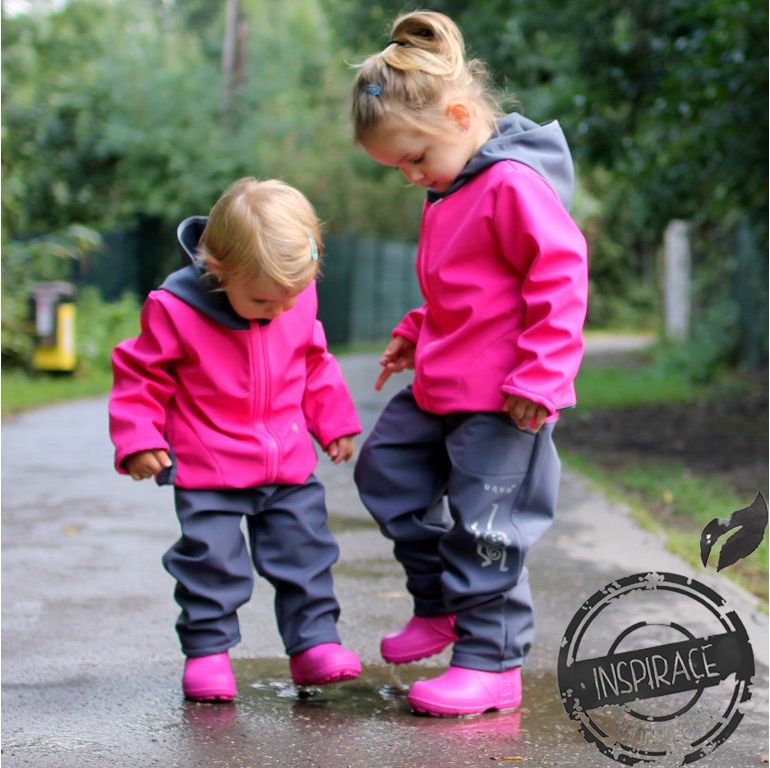 unuo softshellové kalhoty s fleecem Tyrkysové + reflexní obrázek Evžen (Softshell kids trousers with fleece, turquoise) Velikost (Size): 128/134 - obrázek 6