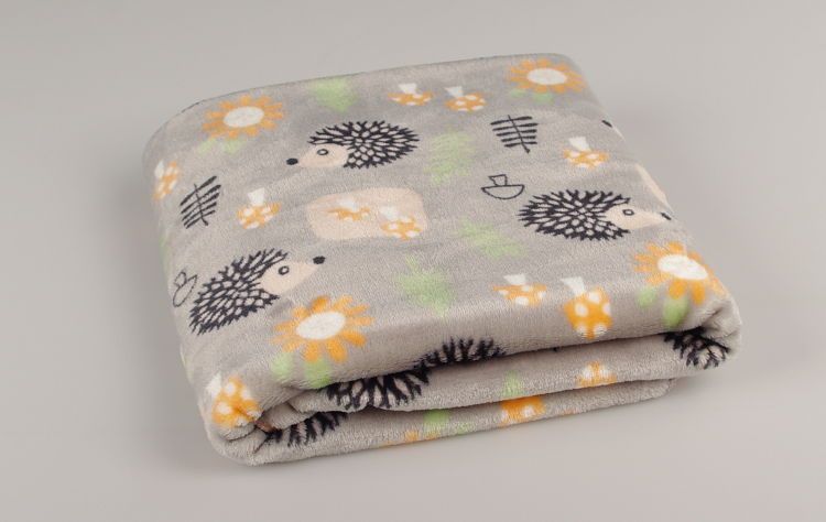 Karsgaren Deka Flanel fleece ježek 70x100cm - obrázek 1