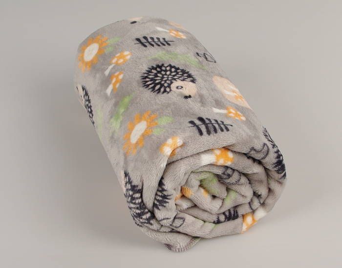 Karsgaren Deka Flanel fleece ježek 70x100cm - obrázek 2
