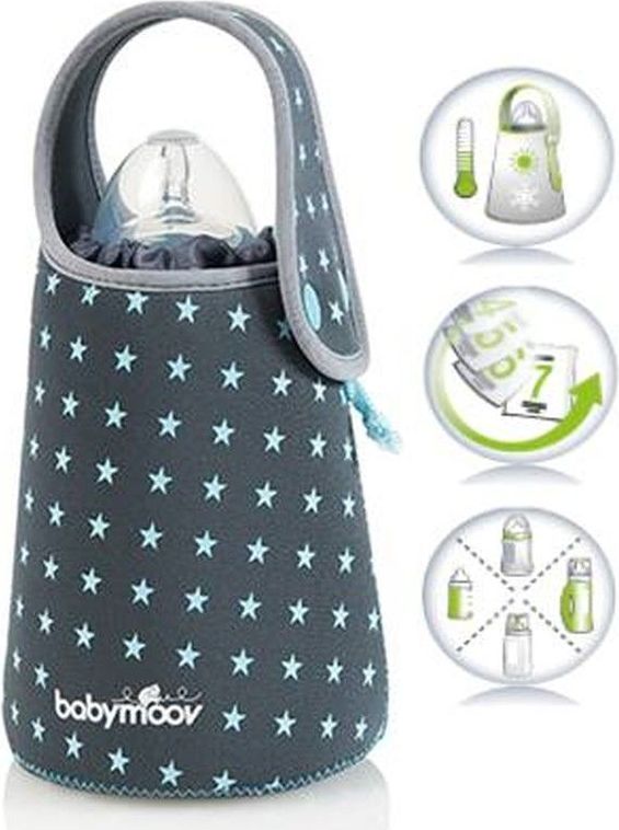 Babymoov ohřívač lahví cestovní Blue Stars - obrázek 2