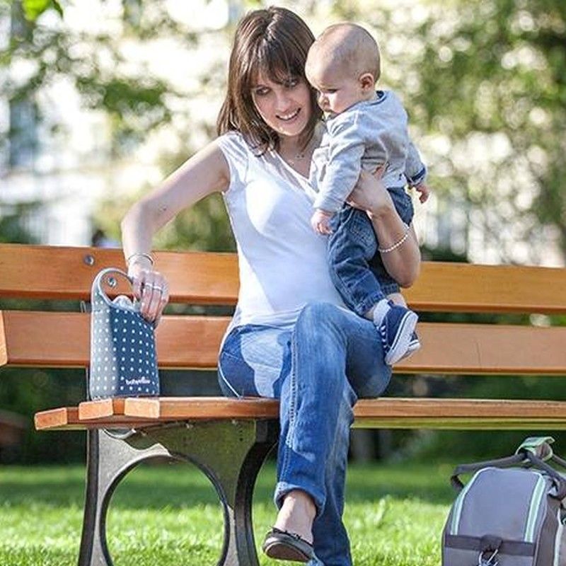 Babymoov ohřívač lahví cestovní Blue Stars - obrázek 3