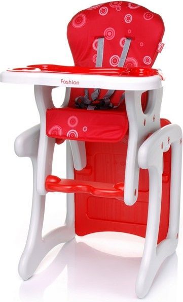 4Baby Jídelní židlička Fashion barva RED - obrázek 1