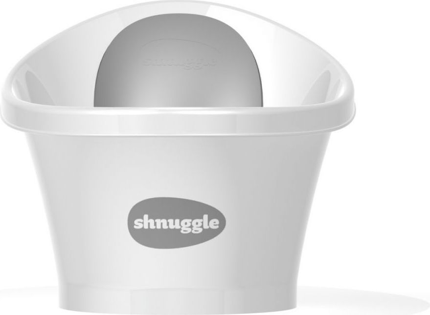 Shnuggle SHNUGGLE Vanička bílá s šedou opěrkou - obrázek 10