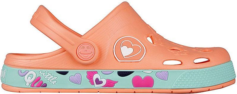 Coqui Dětské pantofle Froggy Coral Hearts 8802-402-6044 (Velikost 32-33) - obrázek 1