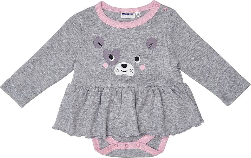 WINKIKI dívčí body 68 gray melange - obrázek 1