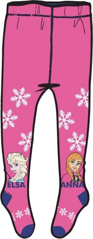E plus M · Dětské / dívčí punčocháče Ledové království - Frozen - motiv Anna a Elsa - růžové 104 / 110 - obrázek 1