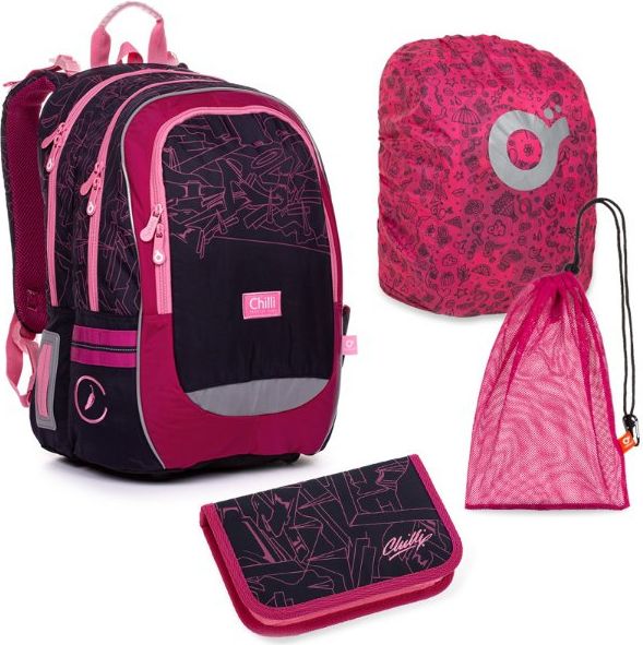 Školní batoh 4 dílný set CODA 20009 G Large Topgal - obrázek 1